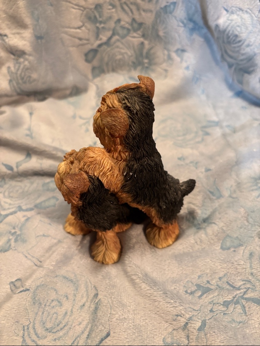 Yorkshire Terrier Dog Figurine - Brown & Black - Picture 2 of 6
